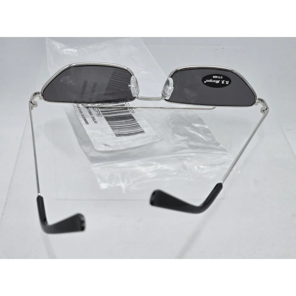 A.J.‎ Morgan Eyewear Slim UH HUH, Silver Mirror Sunglasses UV 400